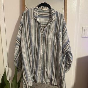 Striped Button Up